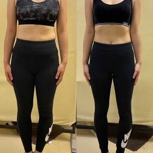 2ヶ月のトレーニングで、周りの方から 凄い痩せたね〜と言われることがあり 自分でも体型が変わってきたのを実感する事ができました。